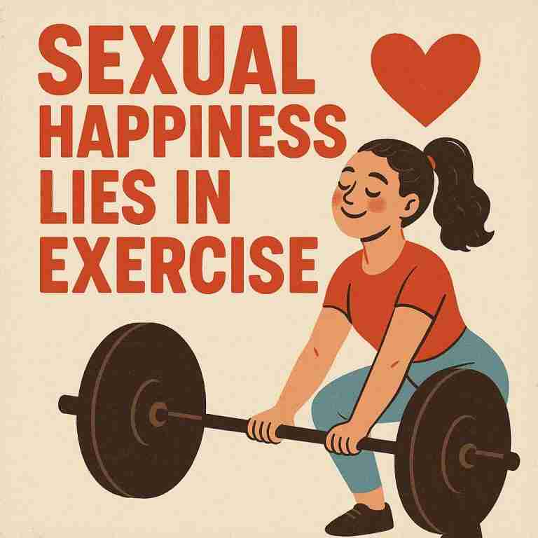 Sexual happiness lies in exercise